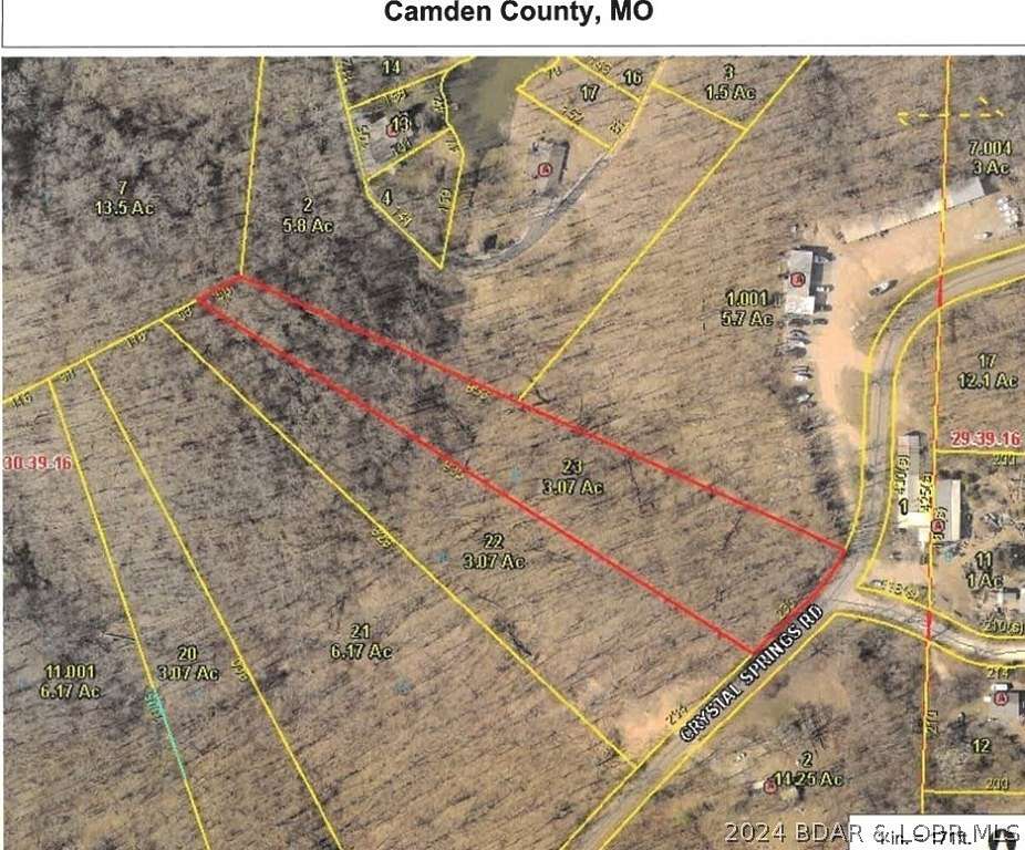 3.1 Acres of Land for Sale in Linn Creek, Missouri