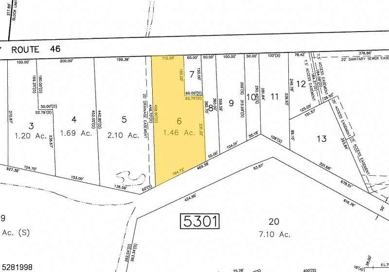 1.5 Acres of Commercial Land for Sale in Roxbury Township, New Jersey