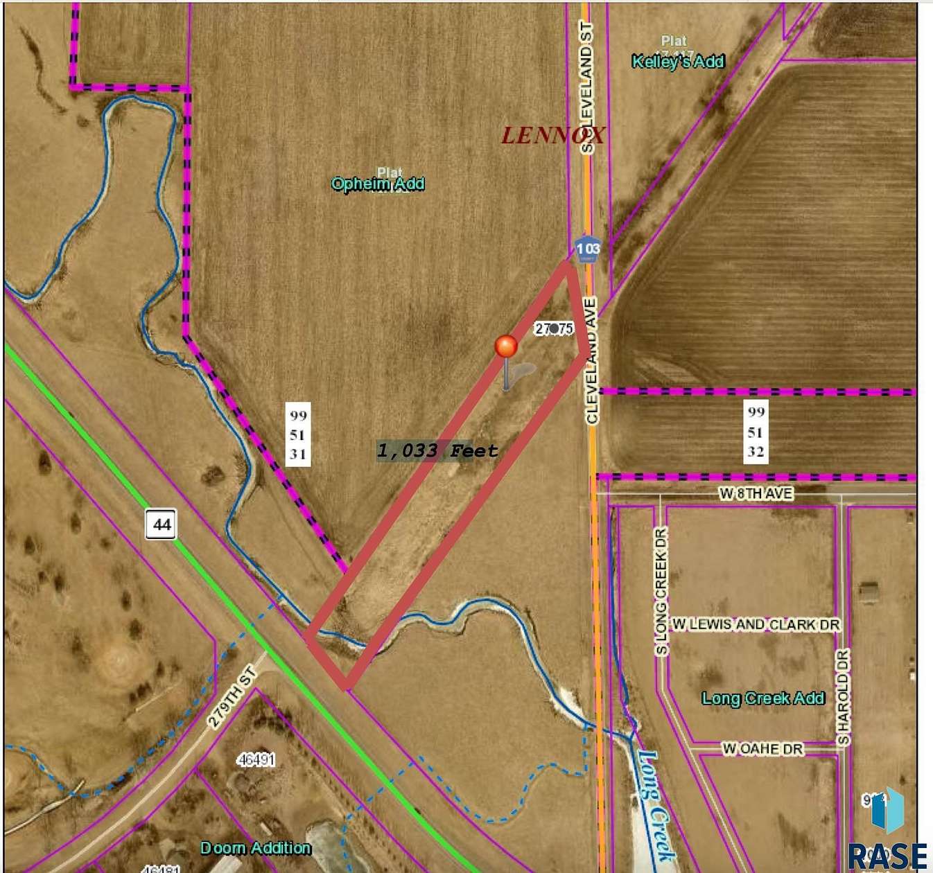 3.6 Acres of Residential Land for Sale in Lennox, South Dakota