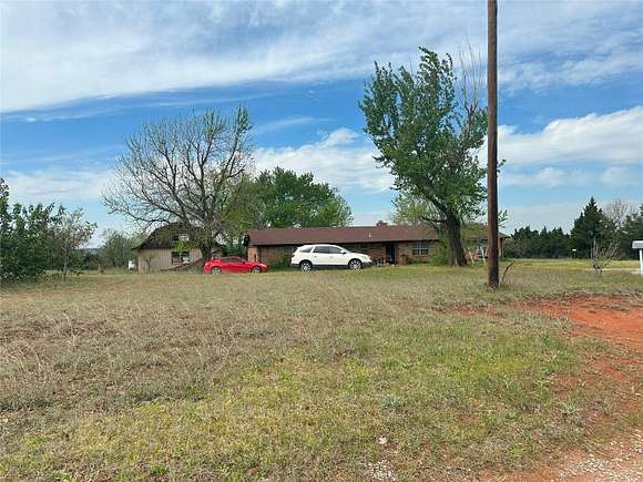 2.3 Acres of Residential Land with Home for Auction in Binger, Oklahoma