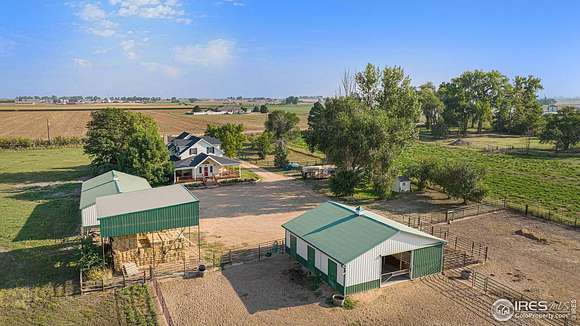 11.2 Acres of Land with Home for Sale in Platteville, Colorado