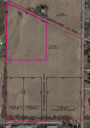 9.9 Acres of Commercial Land for Sale in Plainwell, Michigan