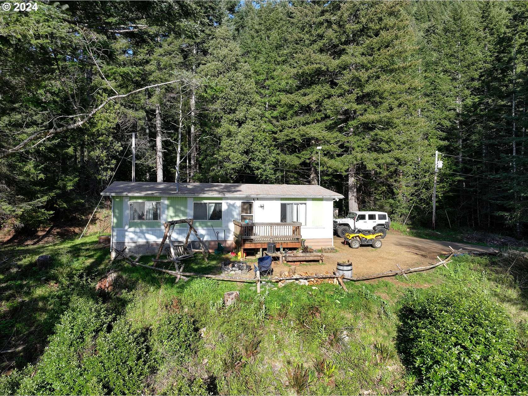 11.5 Acres of Land with Home for Sale in Brookings, Oregon