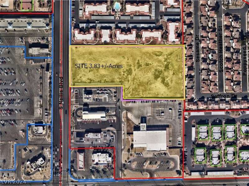3.8 Acres of Commercial Land for Sale in Las Vegas, Nevada