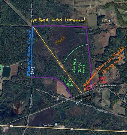 267 Acres of Recreational Land for Sale in Bruceton, Tennessee