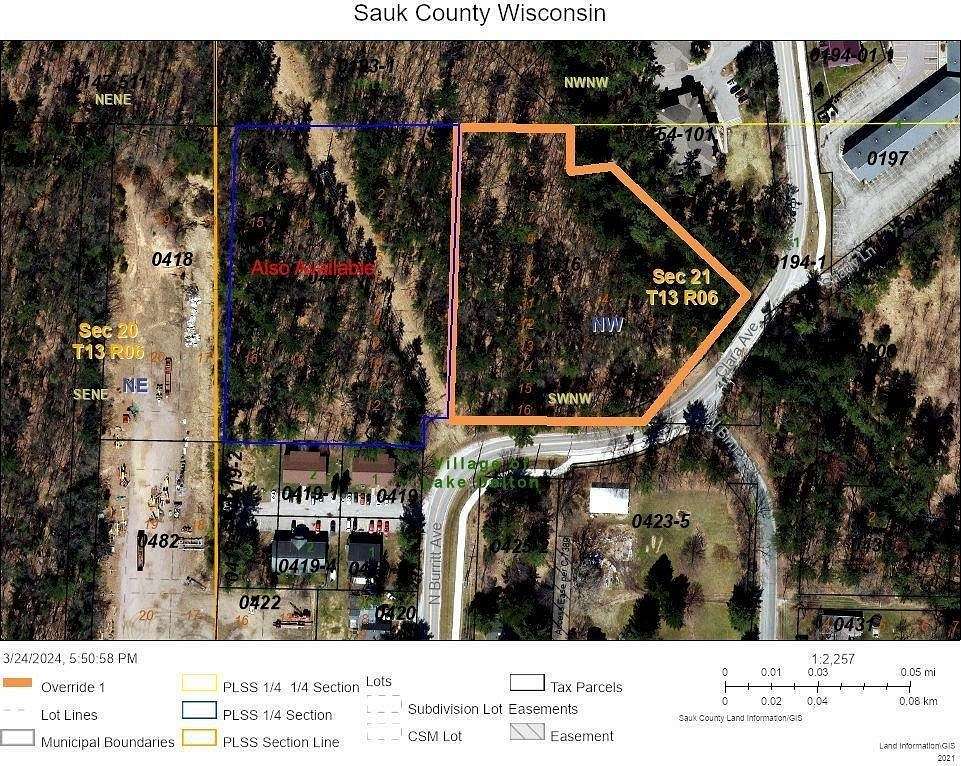 3 Acres of Mixed-Use Land for Sale in Lake Delton, Wisconsin