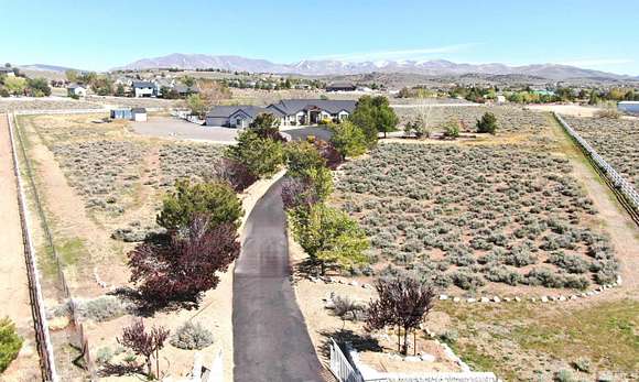6.4 Acres of Residential Land with Home for Sale in Gardnerville, Nevada