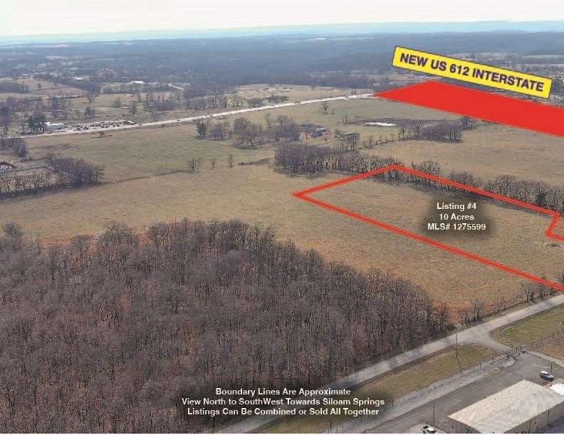 10 Acres of Commercial Land for Sale in Tontitown, Arkansas