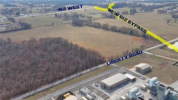 20 Acres of Commercial Land for Sale in Tontitown, Arkansas