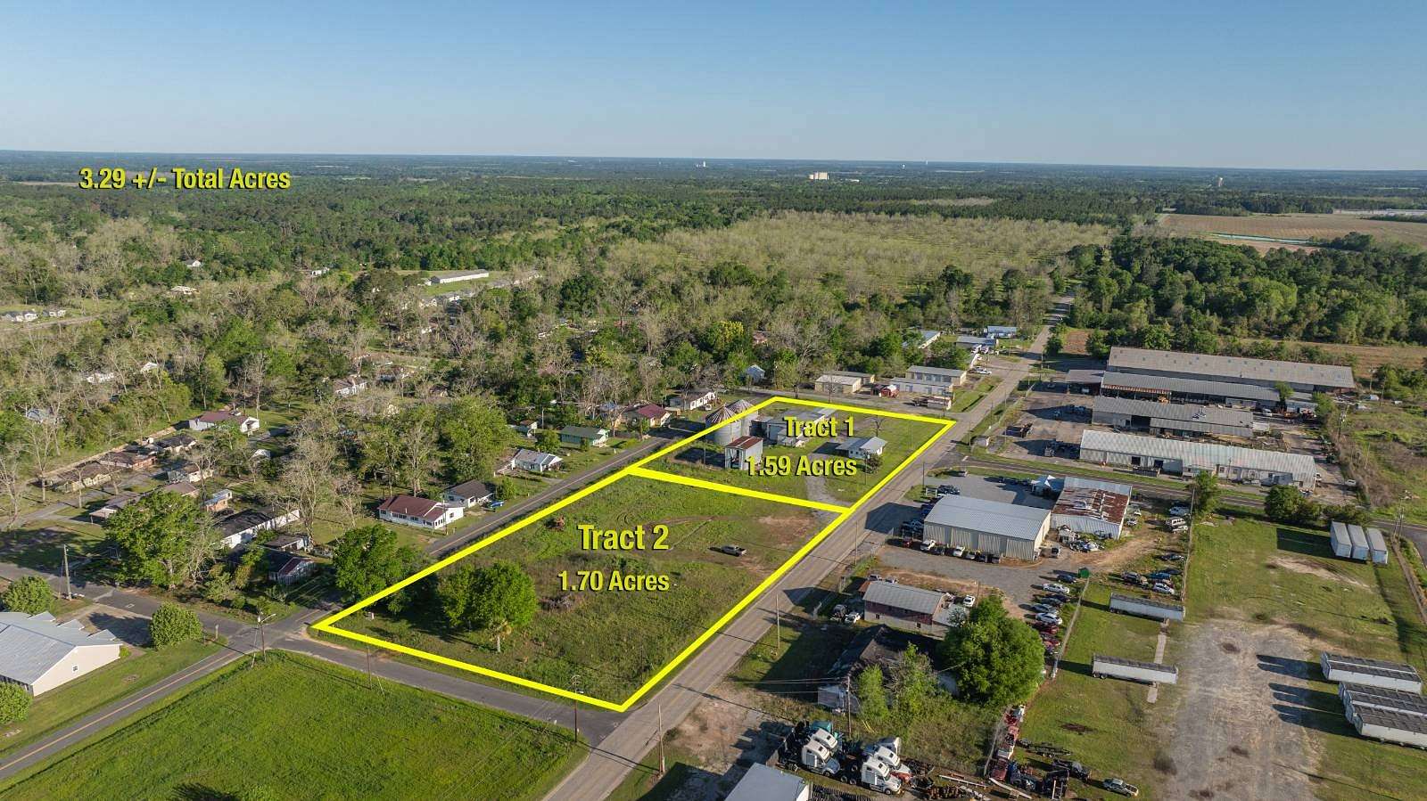 3.3 Acres of Improved Commercial Land for Auction in Pelham, Georgia