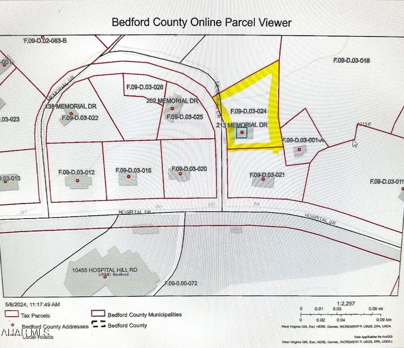 1.1 Acres of Commercial Land for Sale in Everett, Pennsylvania