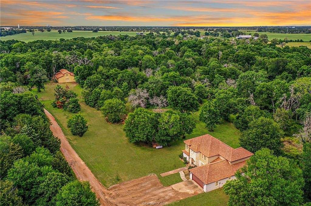 9.895 Acres of Land with Home for Sale in Bryan, Texas