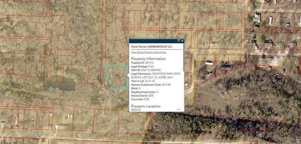 0.64 Acres of Land for Sale in Denison, Texas