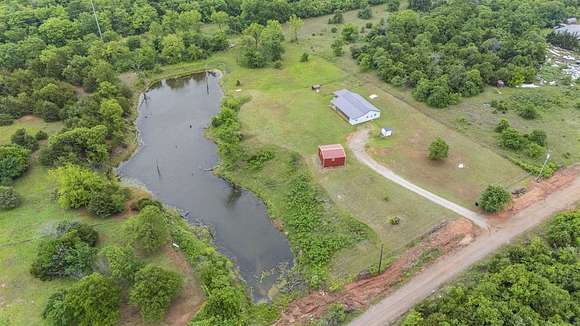 4.3 Acres of Residential Land with Home for Sale in Carney, Oklahoma