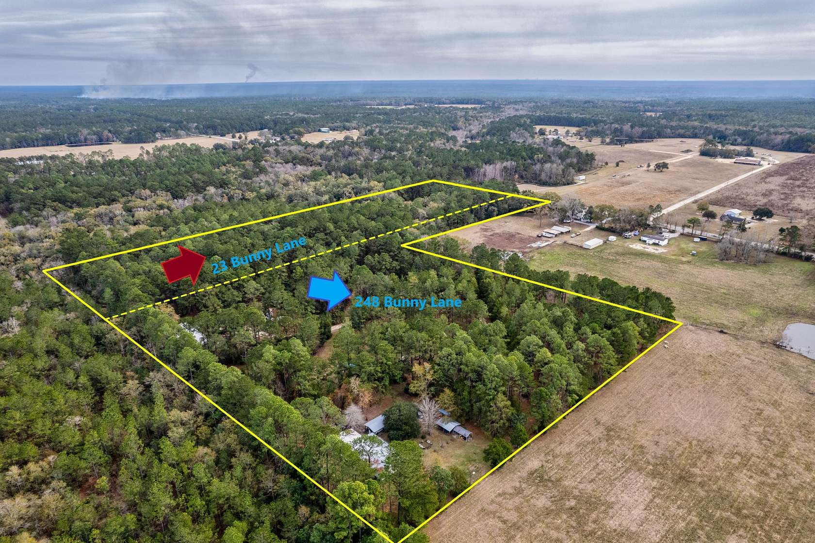 13.8 Acres of Land with Home for Sale in Freeport, Florida