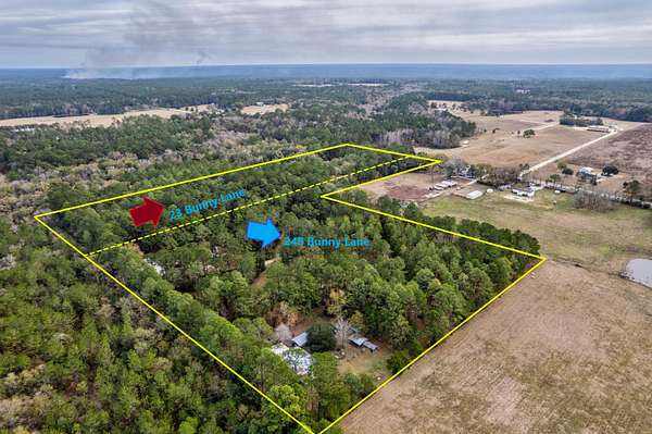 13.8 Acres of Land with Home for Sale in Freeport, Florida