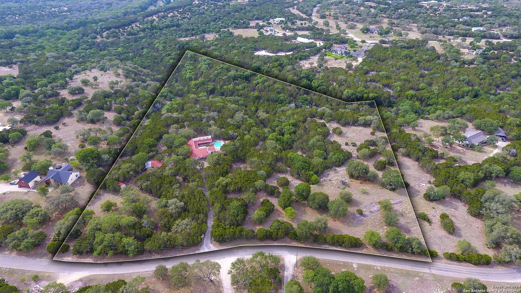 10 Acres of Land with Home for Sale in Boerne, Texas