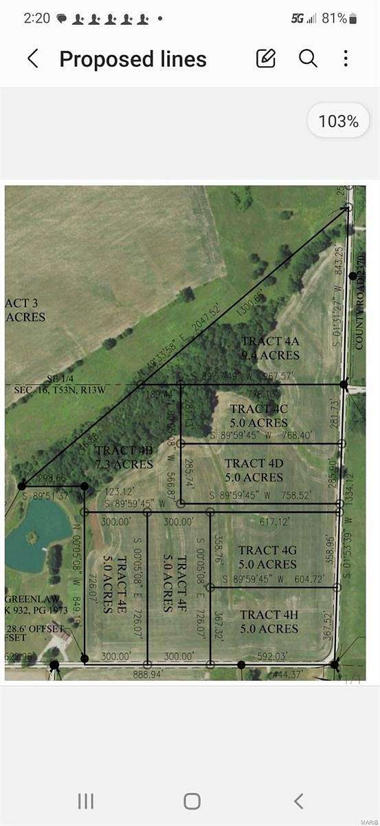 20 Acres of Agricultural Land for Sale in Moberly, Missouri