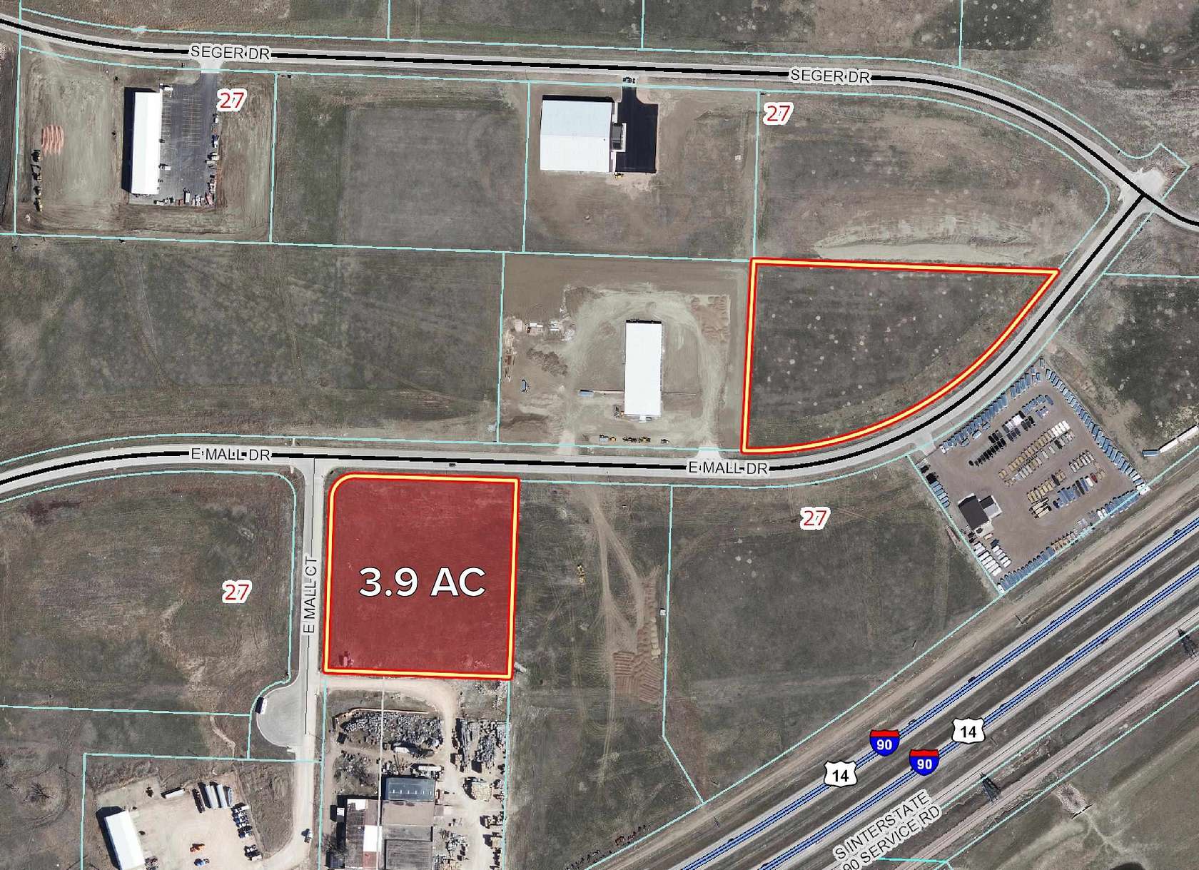 3.9 Acres of Commercial Land for Sale in Box Elder, South Dakota