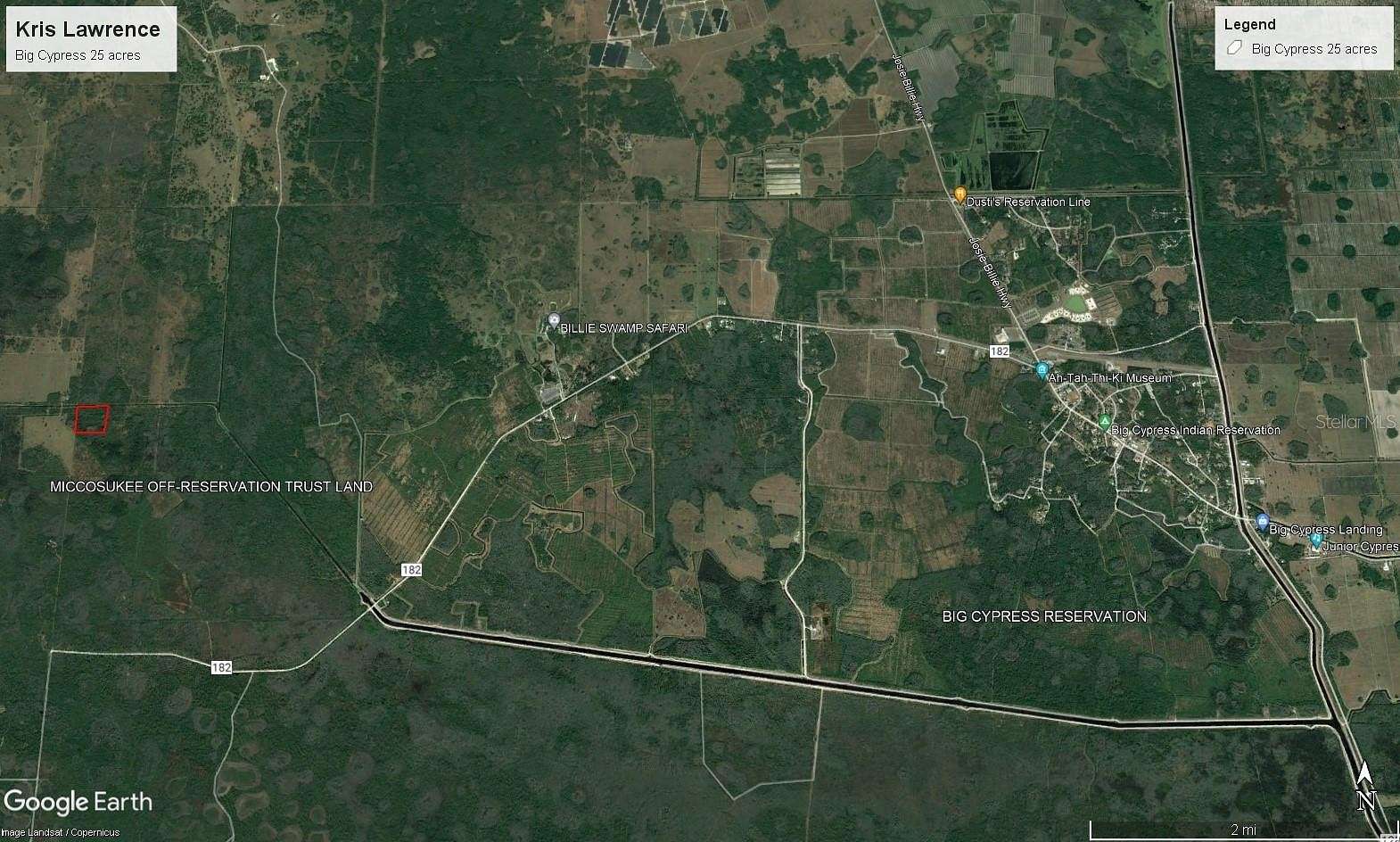 25.3 Acres of Recreational Land for Sale in Immokalee, Florida