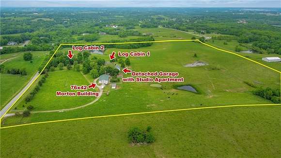 47.8 Acres of Land with Home for Sale in Kansas City, Missouri