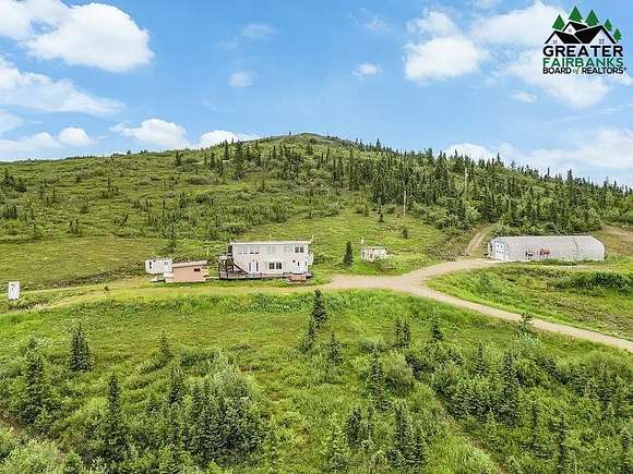 13.6 Acres of Land with Home for Sale in Fairbanks, Alaska