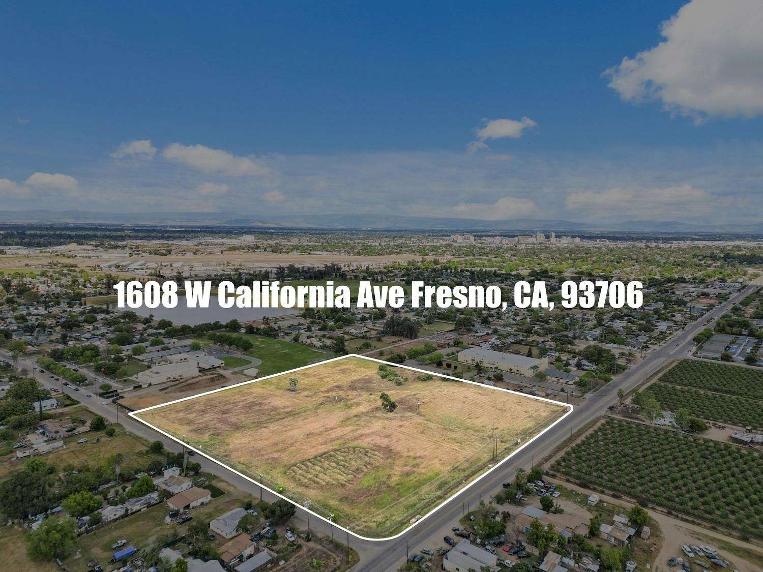9.5 Acres of Residential Land for Sale in Fresno, California