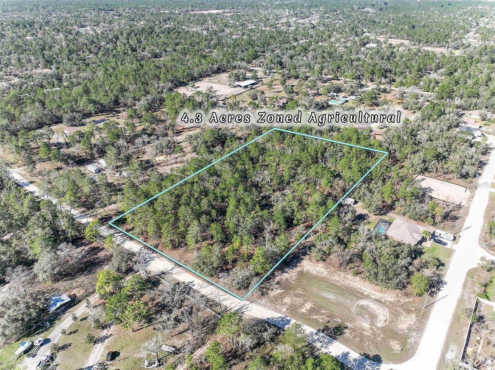 4.3 Acres of Land for Sale in Brooksville, Florida