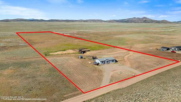 10.4 Acres of Land with Home for Sale in Prescott Valley, Arizona