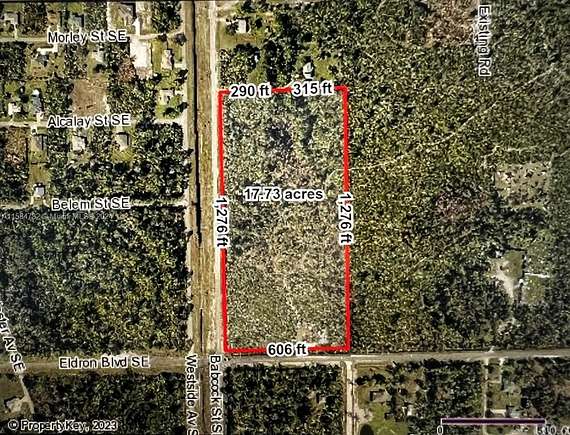 17.7 Acres of Commercial Land for Sale in Palm Bay, Florida