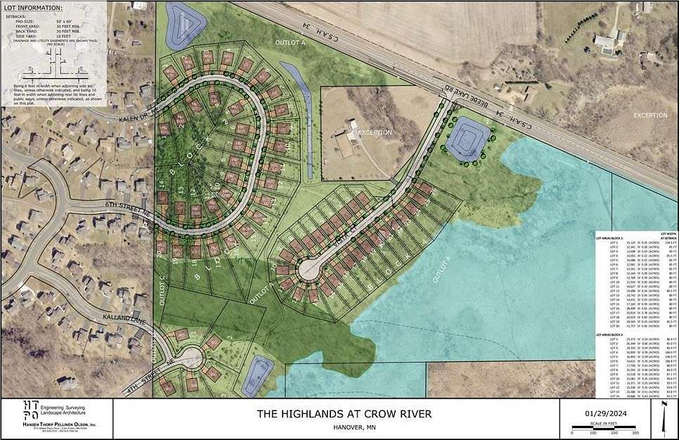 0.33 Acres of Residential Land for Sale in Hanover, Minnesota