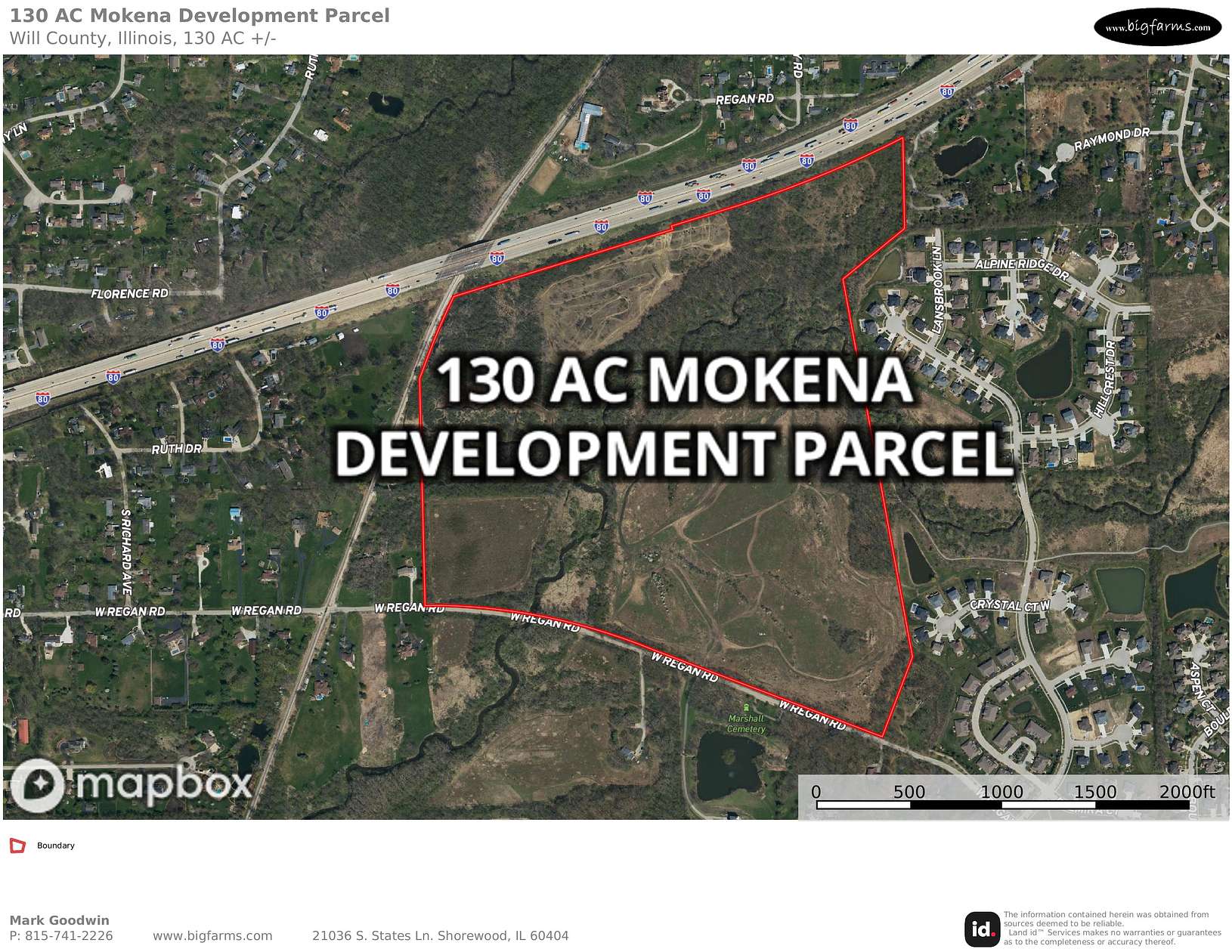 130 Acres of Recreational Land for Sale in Mokena, Illinois