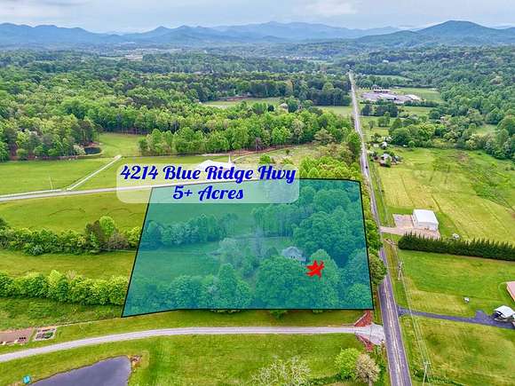 5 Acres of Residential Land with Home for Sale in Blairsville, Georgia