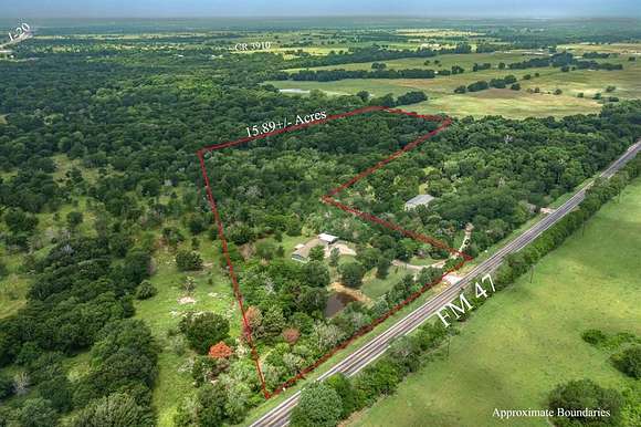 15.9 Acres of Land with Home for Sale in Wills Point, Texas