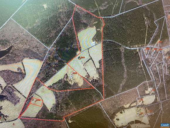 149 Acres of Land with Home for Sale in Kents Store, Virginia