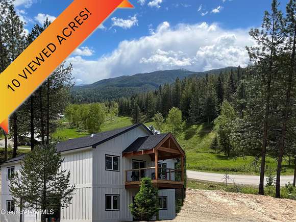 10 Acres of Recreational Land with Home for Sale in Pinehurst, Idaho