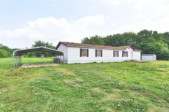 10.6 Acres of Land with Home for Sale in Morris, Oklahoma
