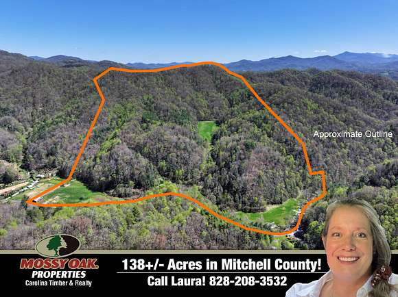 138 Acres of Land with Home for Sale in Green Mountain, North Carolina