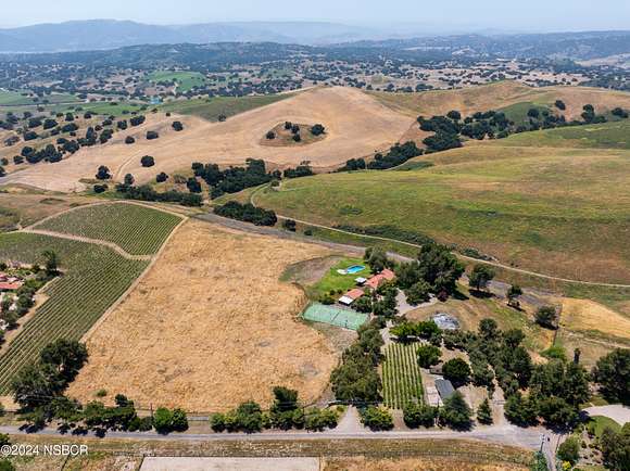 20.1 Acres of Land with Home for Sale in Solvang, California