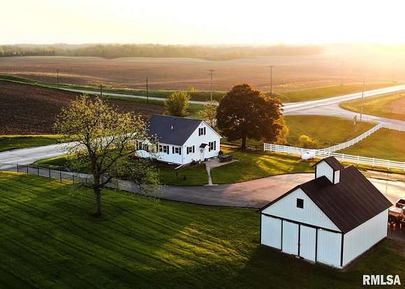 10.8 Acres of Land with Home for Sale in Milan, Illinois