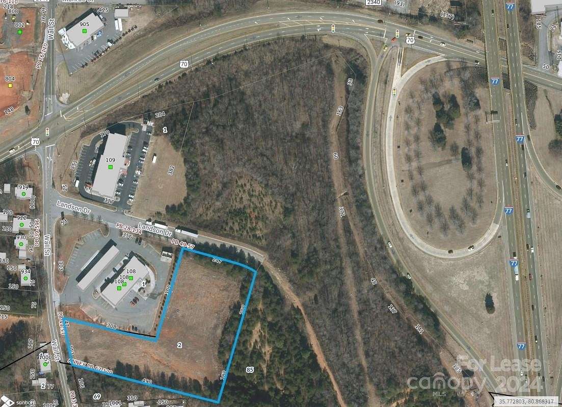 3.5 Acres of Commercial Land for Lease in Statesville, North Carolina