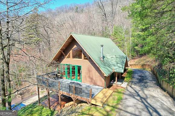 40.1 Acres of Recreational Land with Home for Sale in Rabun Gap, Georgia
