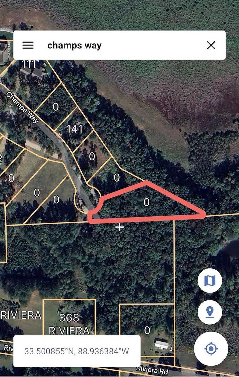 0.96 Acres of Residential Land for Sale in Starkville, Mississippi