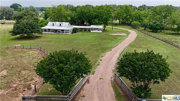 96.8 Acres of Agricultural Land with Home for Sale in Schulenburg, Texas