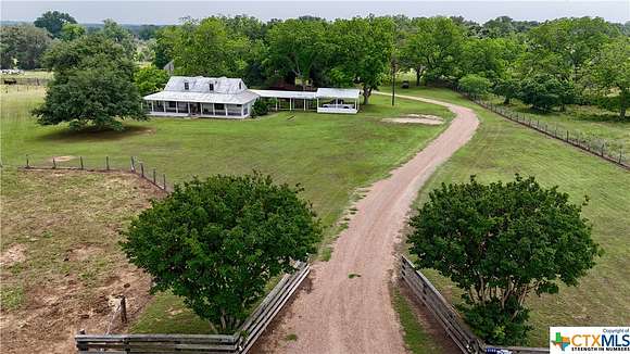96.79 Acres of Land with Home for Sale in Schulenburg, Texas