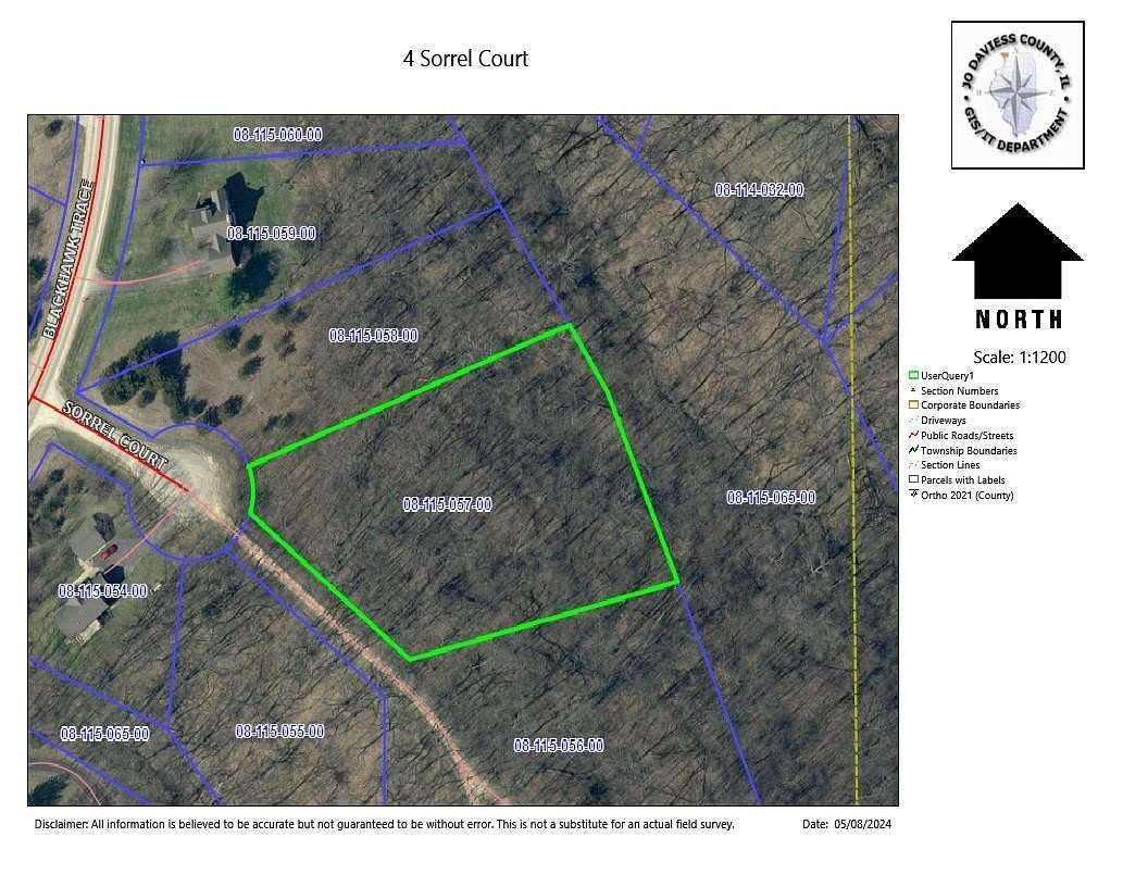 1.65 Acres of Residential Land for Sale in Galena, Illinois
