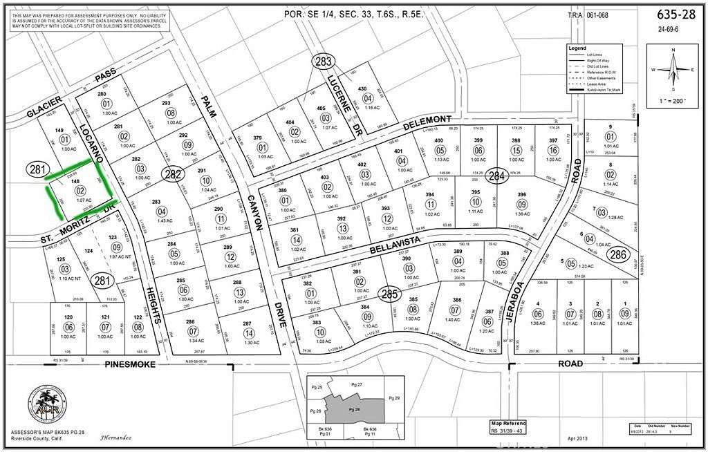 1.07 Acres of Residential Land for Sale in Mountain Center, California