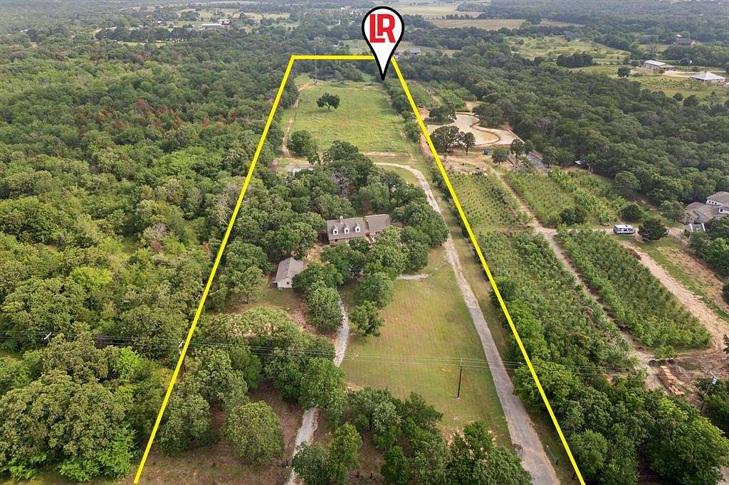 10.02 Acres of Land with Home for Sale in Cross Roads, Texas