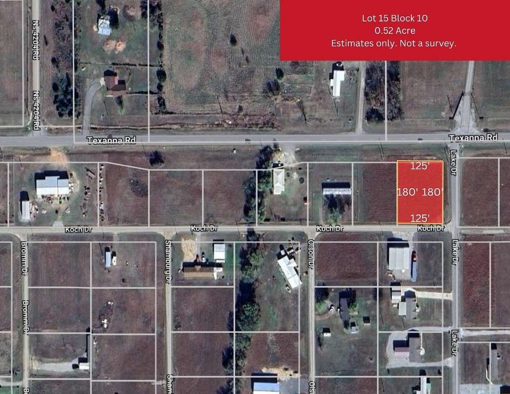 0.52 Acres of Land for Auction in Eufaula, Oklahoma