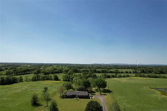 46.4 Acres of Land with Home for Sale in Keota, Oklahoma